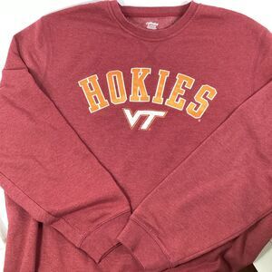 Virginia Tech Hokies Fleece Sweatshirt Pullover Shirt Mens Size 2XLCaptivating